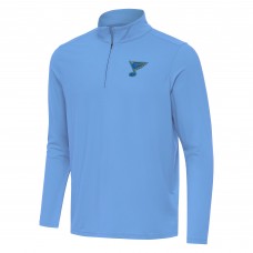 St. Louis Blues Antigua Blue Intent Quarter-Zip Top