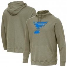 St. Louis Blues Antigua Olive Cloud Pullover Hoodie