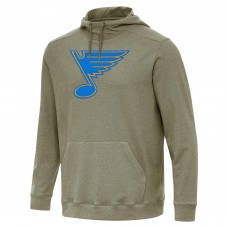 St. Louis Blues Antigua Olive Cloud Pullover Hoodie