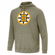 Толстовка Boston Bruins Antigua Olive Cloud