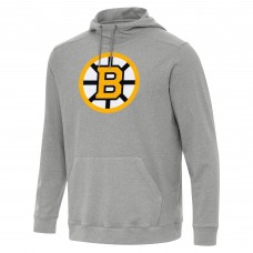 Толстовка Boston Bruins Antigua Heather Gray Cloud