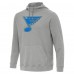St. Louis Blues Antigua Heather Gray Cloud Pullover Hoodie