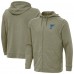 St. Louis Blues Antigua Olive Effortless Full-Zip Hoodie