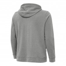 St. Louis Blues Antigua Heather Black Effortless Full-Zip Hoodie