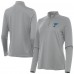 Женская St. Louis Blues Antigua Gray Reprocess Quarter-Zip Pullover