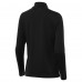 Женская St. Louis Blues Antigua Black Reprocess Quarter-Zip Pullover