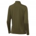 Женская St. Louis Blues Antigua Olive Reprocess Quarter-Zip Pullover