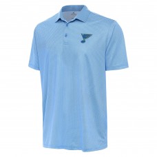 St. Louis Blues Antigua Heather Blue Rings Polo