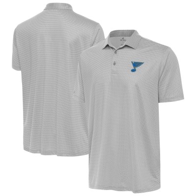 St. Louis Blues Antigua White Rings Polo
