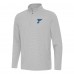 St. Louis Blues Antigua Gray Twine Quarter-Zip Pullover
