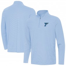 St. Louis Blues Antigua Blue Twine Quarter-Zip Pullover