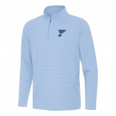 St. Louis Blues Antigua Blue Twine Quarter-Zip Pullover