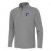 St. Louis Blues Antigua Black Twine Quarter-Zip Pullover