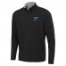 St. Louis Blues Antigua Heather Gray Content Quarter-Zip Jacket