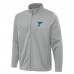St. Louis Blues Antigua Gray Links 2 Full-Zip Golf Jacket