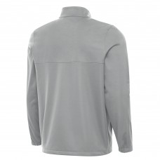 Кофта на молнии Boston Bruins Antigua Gray Links 2 Golf