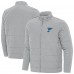 St. Louis Blues Antigua Gray Swelter Full-Zip Jacket