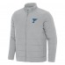 St. Louis Blues Antigua Gray Swelter Full-Zip Jacket