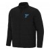 St. Louis Blues Antigua Black Swelter Full-Zip Jacket