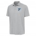 St. Louis Blues Antigua Heather Gray Par 3 Polo