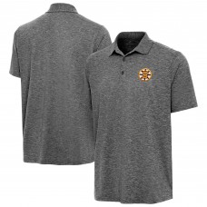 Поло Boston Bruins Antigua Heather Black Par 3