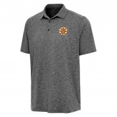 Поло Boston Bruins Antigua Heather Black Par 3