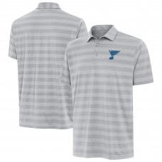 St. Louis Blues Antigua Gray Tunnel Polo