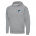 St. Louis Blues Antigua Heather Gray Victory Full-Zip Hoodie