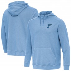 St. Louis Blues Antigua Heather Blue Cloud Pullover Hoodie