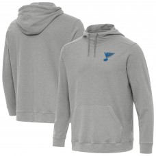St. Louis Blues Antigua Heather Gray Cloud Pullover Hoodie