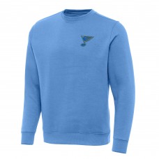 St. Louis Blues Antigua Blue Victory Pullover Sweatshirt