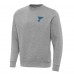 St. Louis Blues Antigua Heather Gray Victory Pullover Sweatshirt