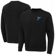St. Louis Blues Antigua Black Victory Tall Pullover Sweatshirt