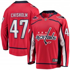 Джерси Washington Capitals Declan Chisholm Fanatics Red Home Breakaway