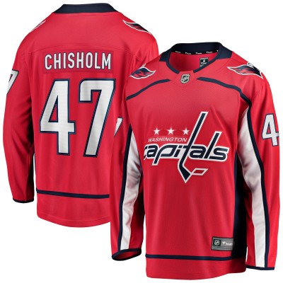 Джерси Washington Capitals Declan Chisholm Fanatics Red Home Breakaway