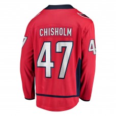 Джерси Washington Capitals Declan Chisholm Fanatics Red Home Breakaway