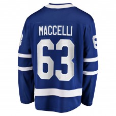 Джерси Toronto Maple Leafs Matias Maccelli Fanatics Blue Home Breakaway