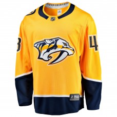 Джерси Nashville Predators Nick Perbix Fanatics Gold Home Breakaway