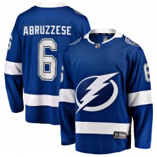 Джерси Tampa Bay Lightning Nick Abruzzese Fanatics Blue Home Breakaway