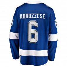 Джерси Tampa Bay Lightning Nick Abruzzese Fanatics Blue Home Breakaway