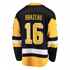 Игровая джерси Pittsburgh Penguins Justin Brazeau Fanatics Black Home Breakaway