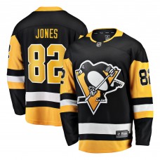 Джерси Pittsburgh Penguins Caleb Jones Fanatics Black Home Breakaway
