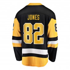 Джерси Pittsburgh Penguins Caleb Jones Fanatics Black Home Breakaway