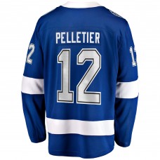 Джерси Tampa Bay Lightning Jakob Pelletier Fanatics Blue Home Breakaway