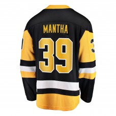 Игровая джерси Pittsburgh Penguins Anthony Mantha Fanatics Black Home Breakaway