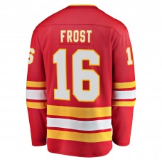 Джерси Calgary Flames Morgan Frost Fanatics Red Home Breakaway