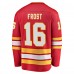 Джерси Calgary Flames Morgan Frost Fanatics Red Home Breakaway