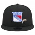 Бейсболка Подростковая New York Rangers New Era Black 9FIFTY
