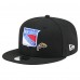 Бейсболка Подростковая New York Rangers New Era Black 9FIFTY