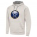 Buffalo Sabres Antigua Cream Big Logo Victory Pullover Hoodie